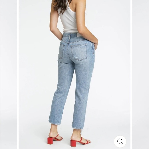 Pistola Charlie High Rise Distressed Button Fly Jeans in Ruthless Light Wash - Picture 3 of 11